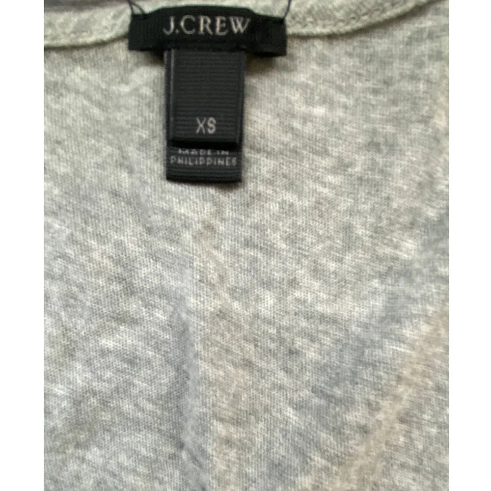 J. Crew‎ Gray Wrap Front Tie Waist Tank Top